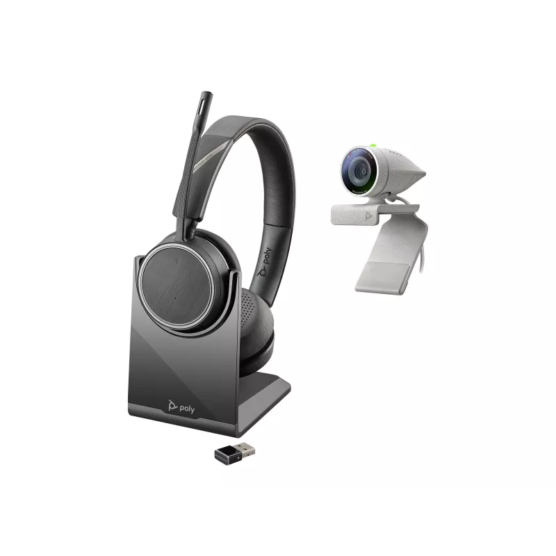 Poly Studio P5 Webcam - 1080p Full HD - Juoda
