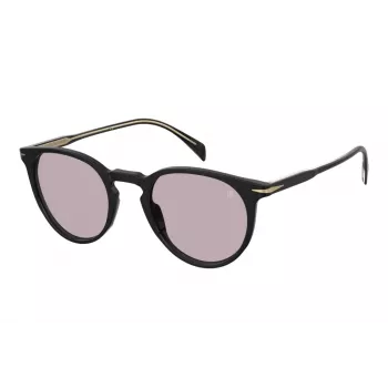 David Beckham DB1139S807KE Unisex akiniai, juodas rėmelis, pilki lęšiai, 51 mm