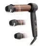 Rowenta CF4620E0 Twist Curl Garbanojimo žnyplės – keramika, jonų kondicionavimas, 27/32/38 mm, LCD ekranas, 86 W, juoda/varinė