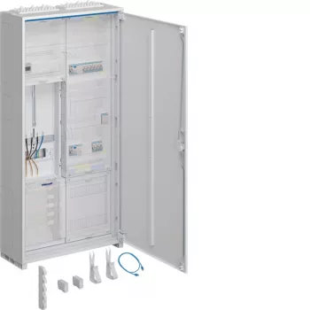 Hager ZB323T15DT Universalus apskaitos ir skirstymo spintas IP44 15 eilių 180 TE 3 laukai Baltas