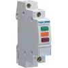 HAGER SVN129 Indikatorinis Šviesos Signalas, 230V AC, 3 x LED Raudona+Žalia+Oranžinė, Bėgelis DIN