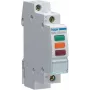 HAGER SVN129 Indikatorinis Šviesos Signalas, 230V AC, 3 x LED Raudona+Žalia+Oranžinė, Bėgelis DIN
