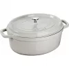 STAUB LA COCOTTE Ketaus puodas ovalus 3,2 L, Trumelio pilka
