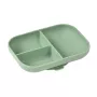 Beaba 3-Compartment Suction Plate Sage Green