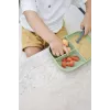Beaba 3-Compartment Suction Plate Sage Green