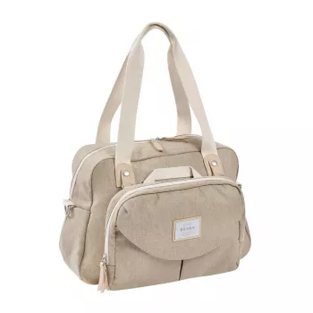 Beaba Geneva II Eco Keičiamųjų Drabužių Krepšys Heather Gazelle