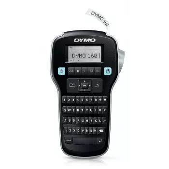 DYMO LabelMANAGER 160 Etikečių spausdintuvas - terminis perkėlimas - juoda ant baltos - 12 mm juosta - QWERTY klaviatūra - LCD ekranas