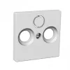 Schneider Electric Unica Central Plate R+TV+SAT White