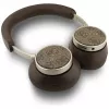 Guess Bluetooth 4G Classic Logo belaidės ausinės ant ausų – ruda