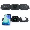 BMW M Collection 3-in-1 Qi2 15W Magnetic Wireless Charging Station Blue