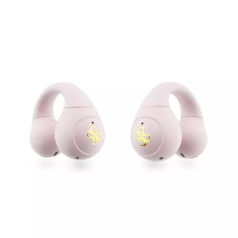 GUESS Mini Classic Open-Ear belaidės ausinės rožinės spalvos