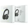 Guess Bluetooth Over-Ear Headphones ENC Rectangle Metal Script Brown
