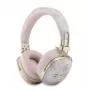 Guess Over-Ear Bluetooth ausinės su ENC, Metal 4G Script Logo, juodos