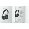 Guess „Over-Ear“ belaidės Bluetooth ausinės su ENC, metalinis trikampis logotipas, juodos