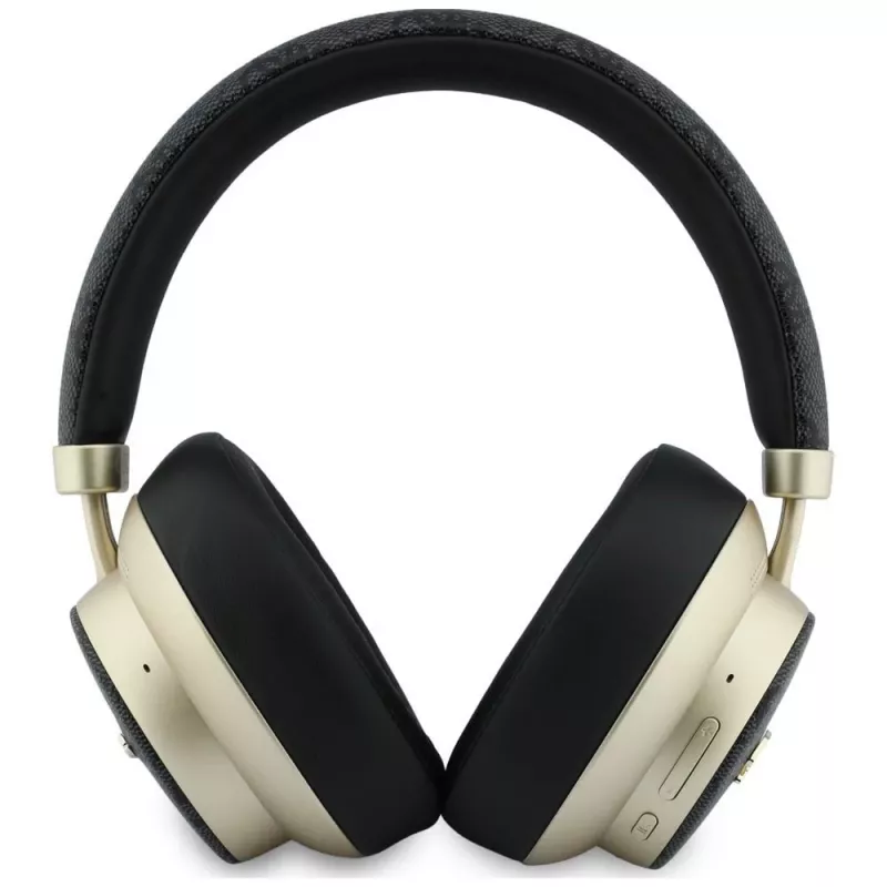 Guess GUE005456 Bluetooth belaidės ausinės su ENC, 4G Gold Script Metal, juodos