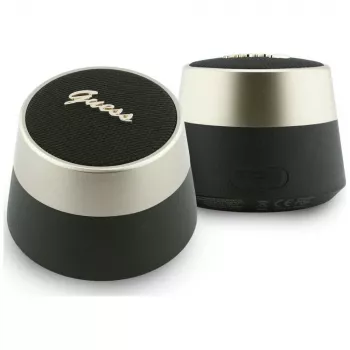 GUESS Bluetooth Speaker 5W Script MetalLogo Black