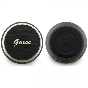 GUESS Bluetooth Speaker 5W Script MetalLogo Black