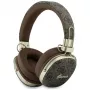 Guess GUE005462 Bluetooth ausinės su ENC, metaliniu dizainu, 4G Script logotipu, rudos