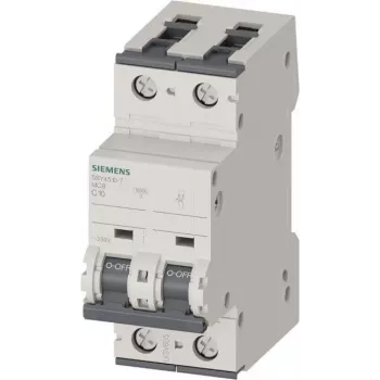 Siemens 5SY45107 MCB 1+N Polius C 10A 10kA 230V DIN Bėgio Miniatinis Automatinis Jungiklis