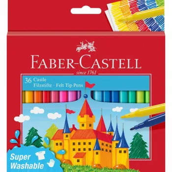 FABER-CASTELL Connector Pen 36 vnt. kartoninėje dėžutėje