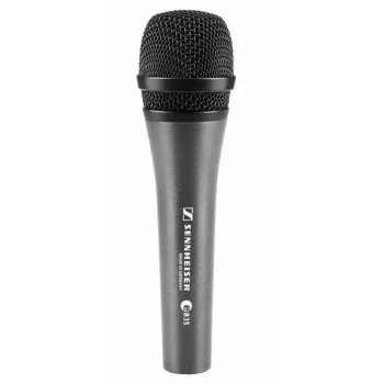 SENNHEISER E 835 Dinaminis vokalinis mikrofonas, kardioida, XLR, antracito spalvos, su laikikliu ir dėklu