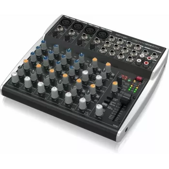 Behringer XENYX 1202SFX analoginis maišytuvas su 12 įėjimų ir KLARK TEKNIK FX