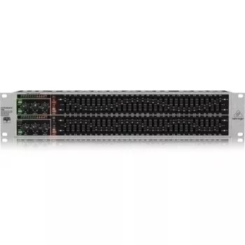 Behringer FBQ3102HD 31 juostų dvigubas stereo grafinis ekvalaizeris su FBQ grįžtamojo ryšio detektoriumi