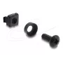 DELOCK Rack tvirtinimo rinkinys 10 inch ir 19 inch lentynoms, 100 vnt., juoda