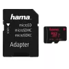 Hama microSDXC 64GB UHS Speed Class 3 UHS-I Read 100MB/s Write 30MB/s su SD adapteriu