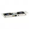 EFB-Elektronik BASIC Ventiliatorių blokas 2 vnt., su termostatu, RAL 9005, Plug & Play, sieniniam IP55 korpusui