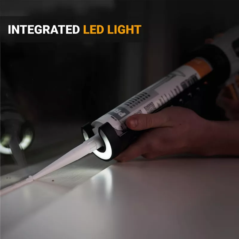 Batavia B.V. Maxxpush belaidis silikoninis pistoletas su LED