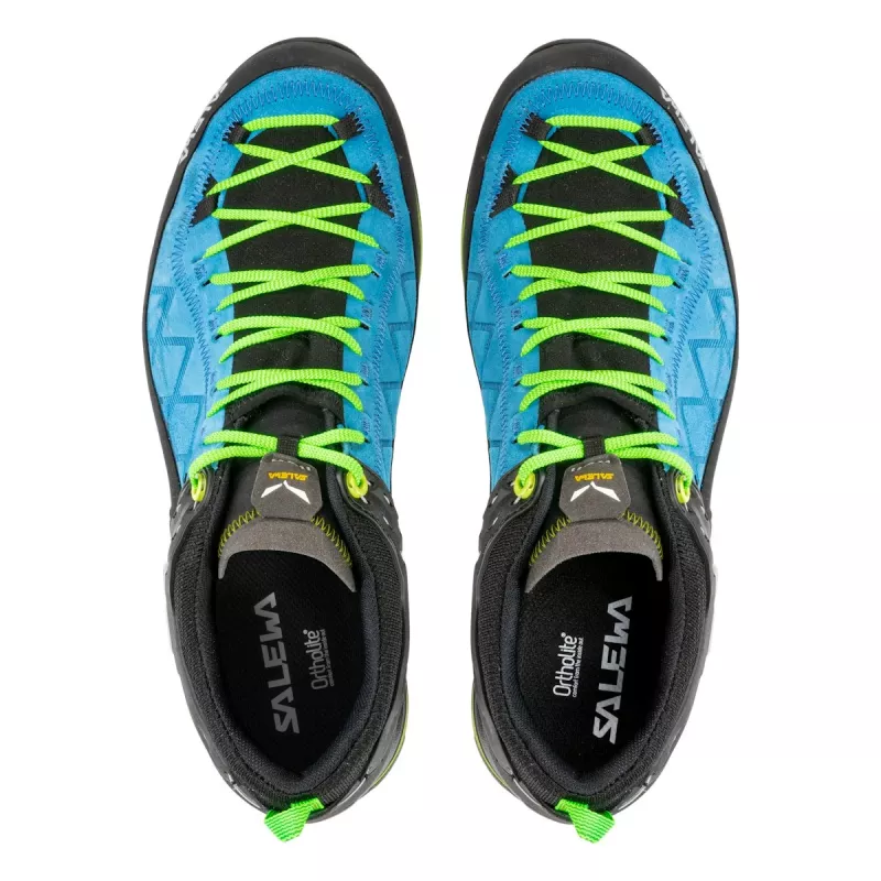 Salewa Mountain Trainer 2 GTX Trekking Batai - Mėlyna / Fluo Žalia, 46 dydis