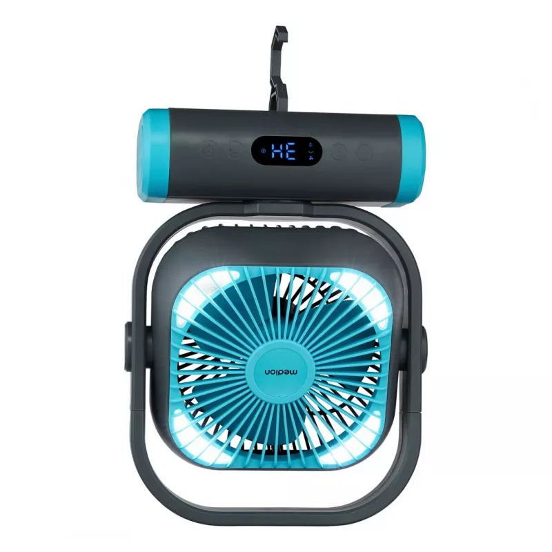 MEDION LIFE Camping Fan E10 TF (MD 12065) Pilka/Mėlyna
