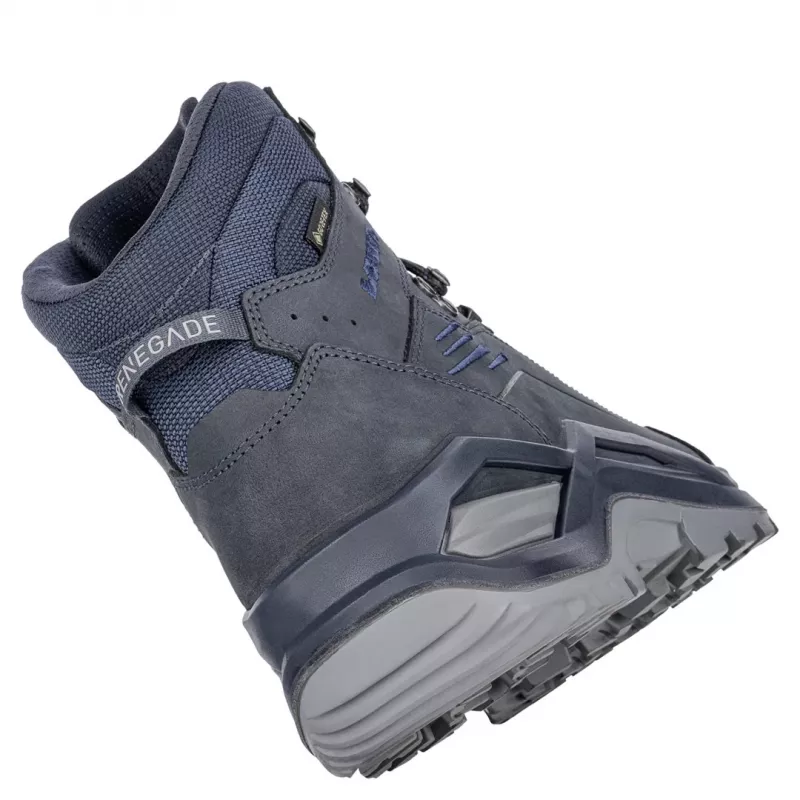 LOWA RENEGADE EVO GTX MID vyriški žygiavimo batai - Navy/Honey - UK 11.5