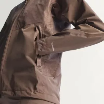 adidas TERREX Xperior 2.5L Hybrid Primeknit Climaproof Jacket - Trace Brown - XS