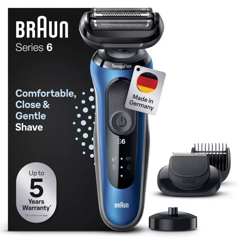 Braun Series 6 61-B4500cs Foil Shaver Blue