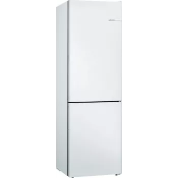 Bosch KGV362WEAS Šaldytuvas-Šaldiklis, Baltas, 308 L Bendrasis Naudingas Tūris, Energijos Klasė E
