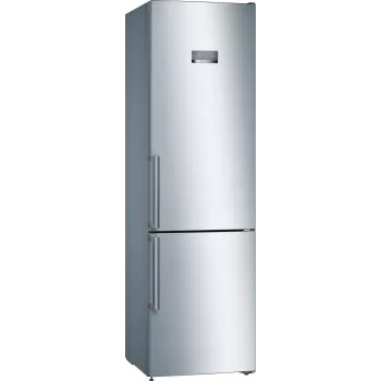 Bosch KGN397LEQ Laisvai pastatomas šaldytuvas-šaldiklis su NoFrost, VitaFresh, 363L, Inox-look, Energijos klasė E