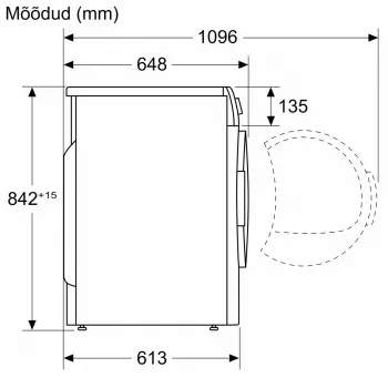 Bosch WQH245B9SN Šilumos Siurblio Džiovintuvas, 9 kg, A+++, Baltas