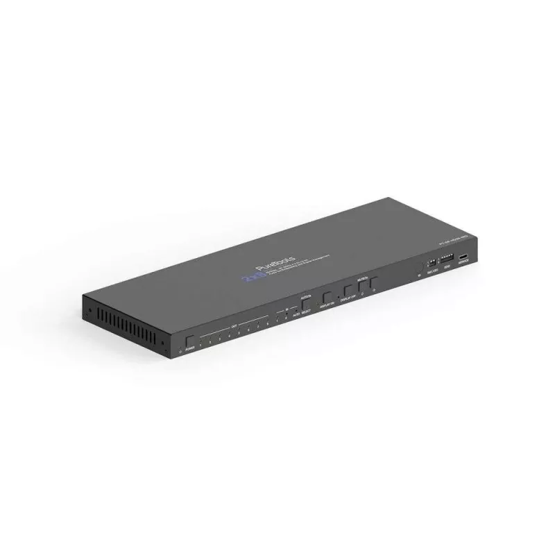 PureLink 2x8 HDMI 2.1 Skirstytuvas - 48Gbps su Skaleriu ir Garso Išskyrimu