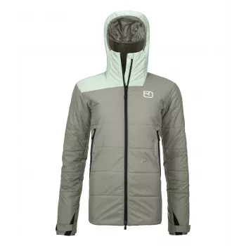 Ortovox Swisswool Zinal Jacket Women's Insulated Ski Jacket Green Sage Size S