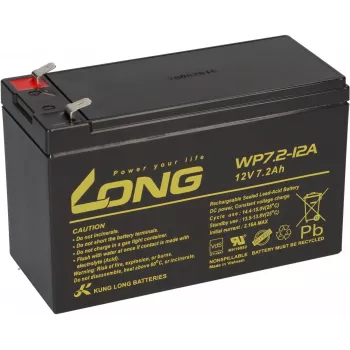 LONG WP7.2-12A AGM akumuliatorius 12V 7.2Ah VdS