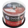 Verbatim HP Inkjet-Printable DVD-R verpstė (50 diskų) – 16x, 4,7 GB, AZO dažai, balta spausdinama danga