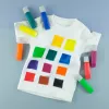 Pentel Arts FFPC1-12 Fabric Paint Set, Assorted Colors, 12 x 6 ml Tubes