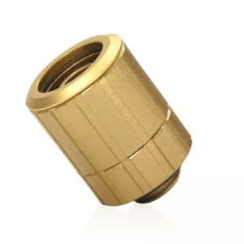 Bitspower Artemis Straight Rotary Compression Fitting G1/4 inch Male to 16/10mm, Swivel - Stardust Gold