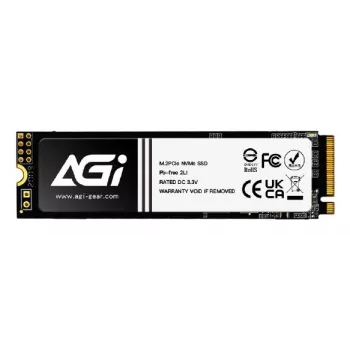 AGI TECHNOLOGY AGI256G16AI198-CB 256GB M.2 NVMe PCIe Gen3 x4 SSD