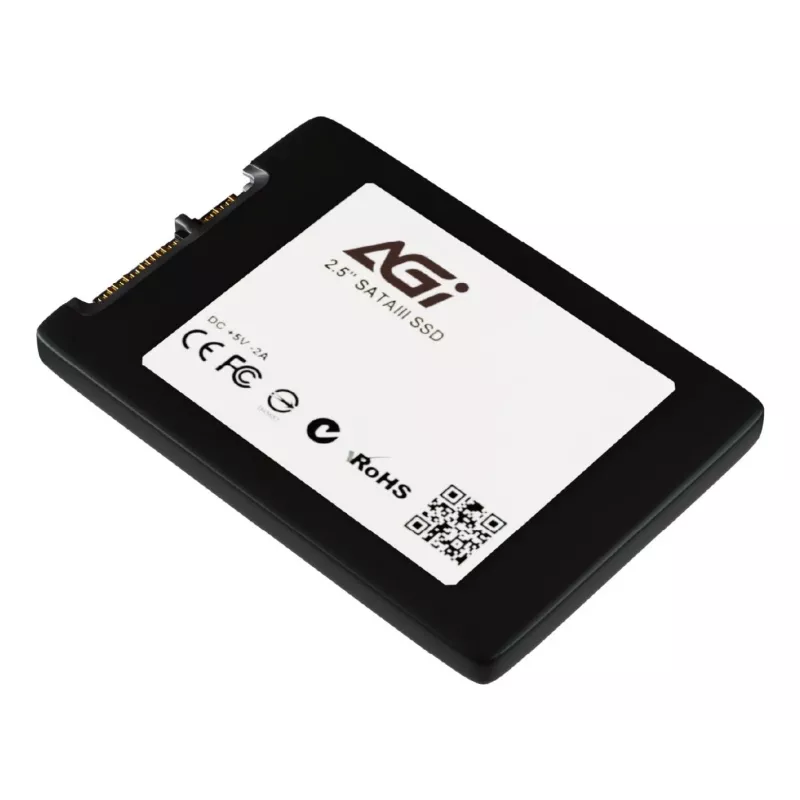 AGI Technology 256GB SATA III 2.5 colų vidinis SSD - 530MB/s skaitymas, 510MB/s rašymas