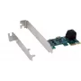 Exsys EX-3519 SATA valdiklis PCIe x1 2 HDD ir SSD diskams - SATA III 6 Gbps