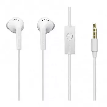 Samsung EHS61ASFWE Universal Original Stereo 3.5mm Ausinė su Laidu 1.2m Mikrofonu Balta (OEM)