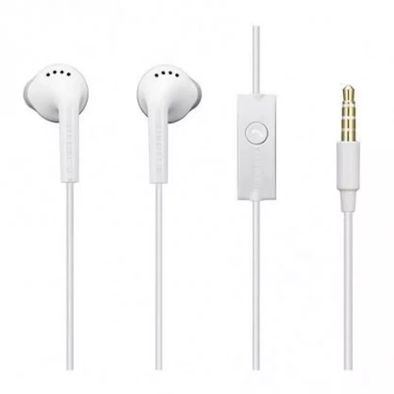 Samsung EHS61ASFWE Universal Original Stereo 3.5mm Ausinė su Laidu 1.2m Mikrofonu Balta (OEM)